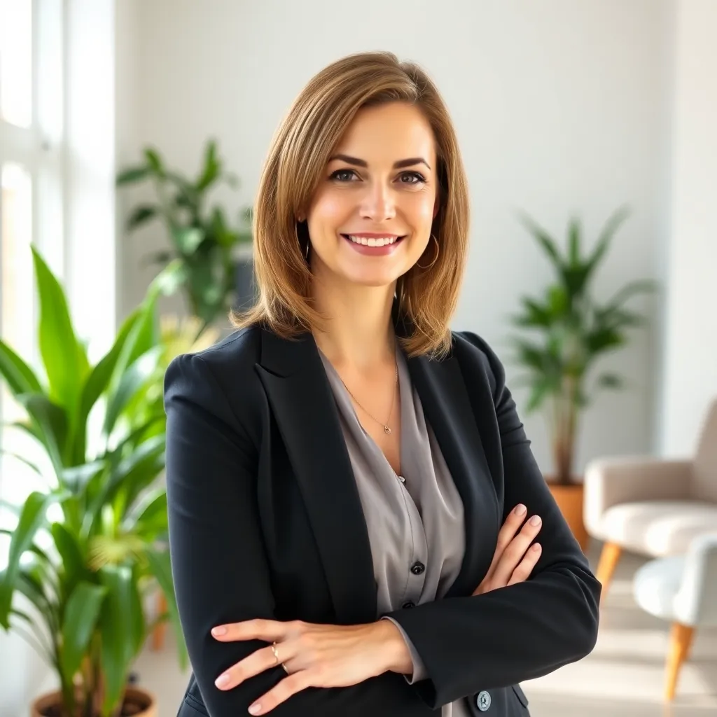 Professional die mindfulness beoefent op kantoor