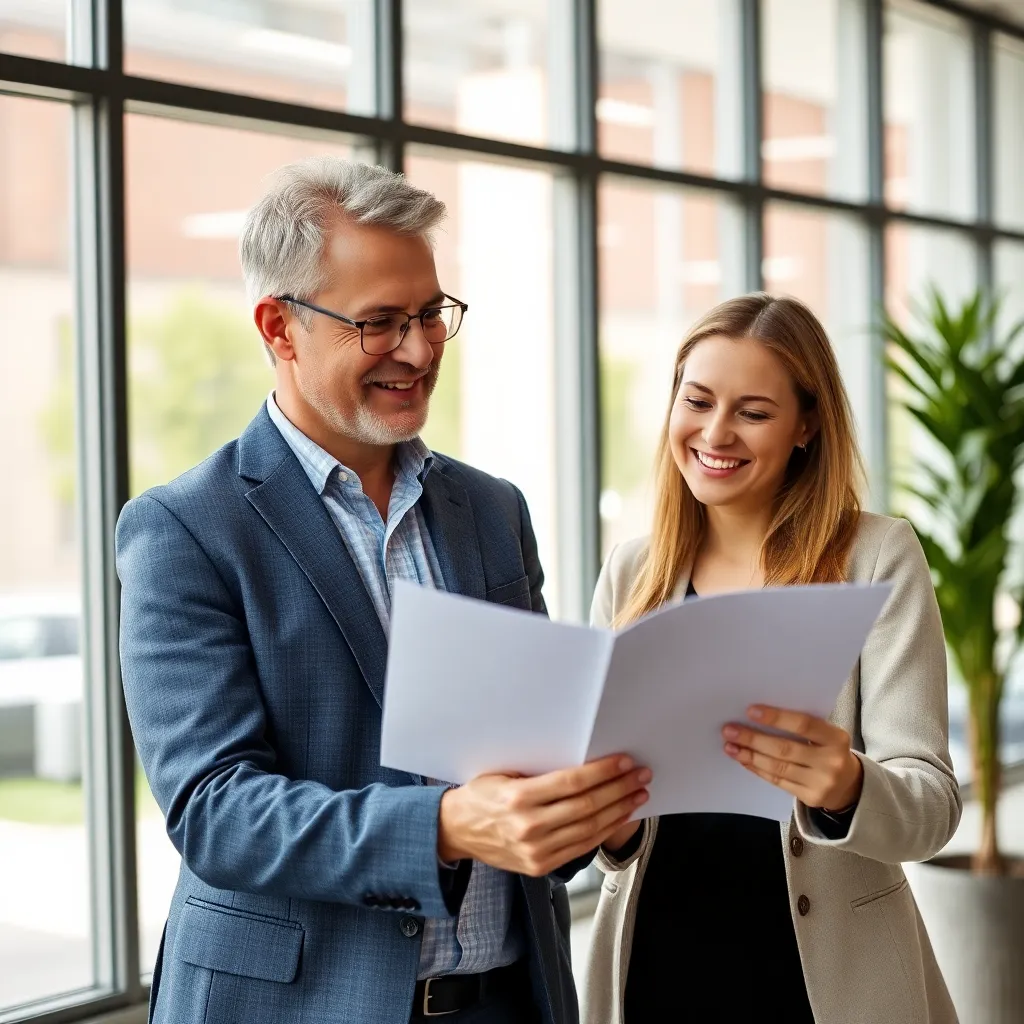 Professional werkt aan SMART-doelen op papier
