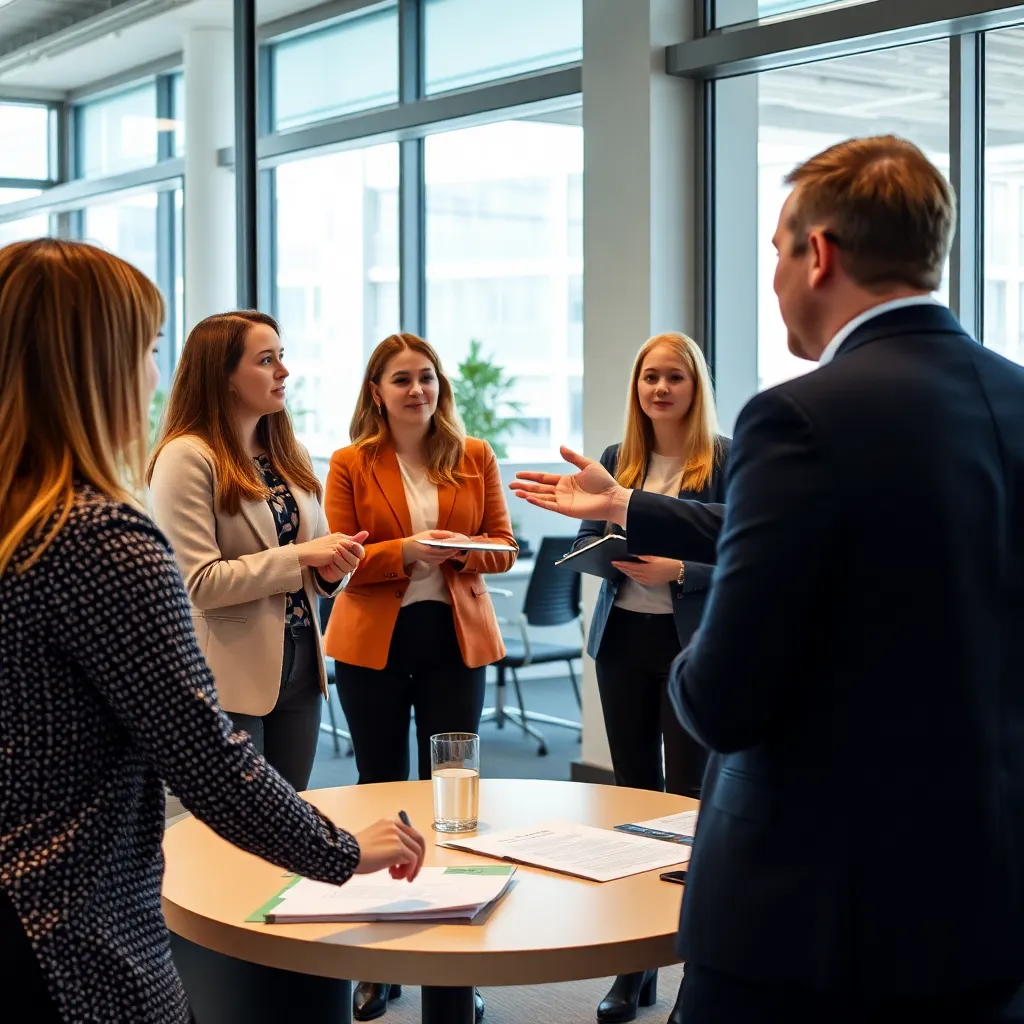 Diverse groep Nederlandse professionals in teamcoachingsessie